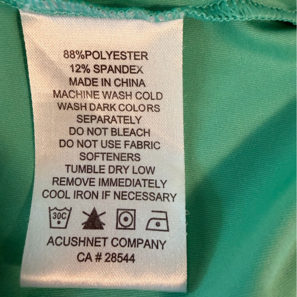 FootJoy Men's Painted Floral Lisle Self Collar Golf Polo ProDry Performance XL - Picture 9 of 10